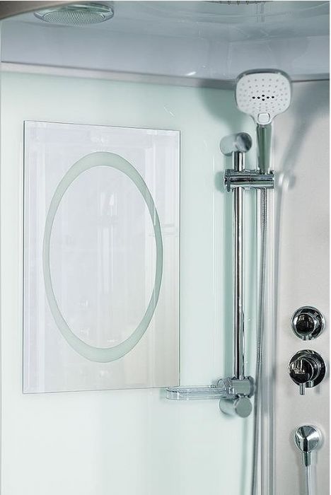 Душевая кабина WeltWasser WW500 Werra 1002 100x100 10000003227 профиль Хром стекло прозрачное