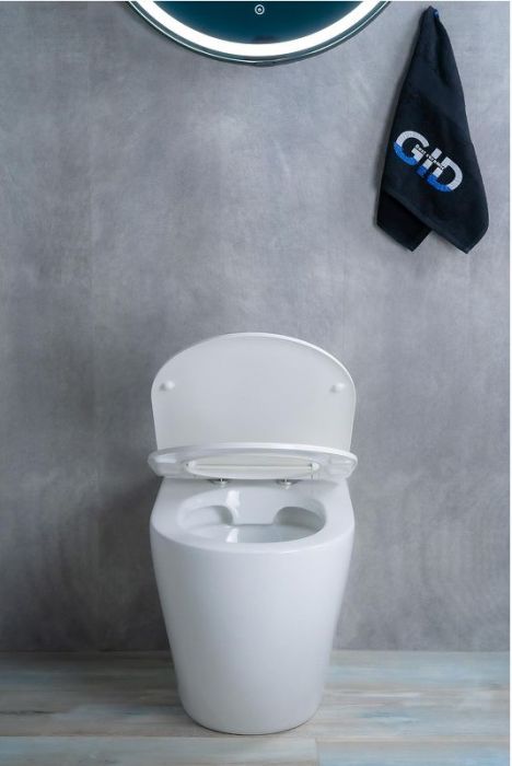 Унитаз Gid Convexo TRS-269 62213Y приставной цвет Белый с сиденьем Микролифт