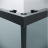 Душевой уголок Grossman Cosmo 80х80 300.K33.02.8080.21.00 профиль Черный матовый стекло прозрачное