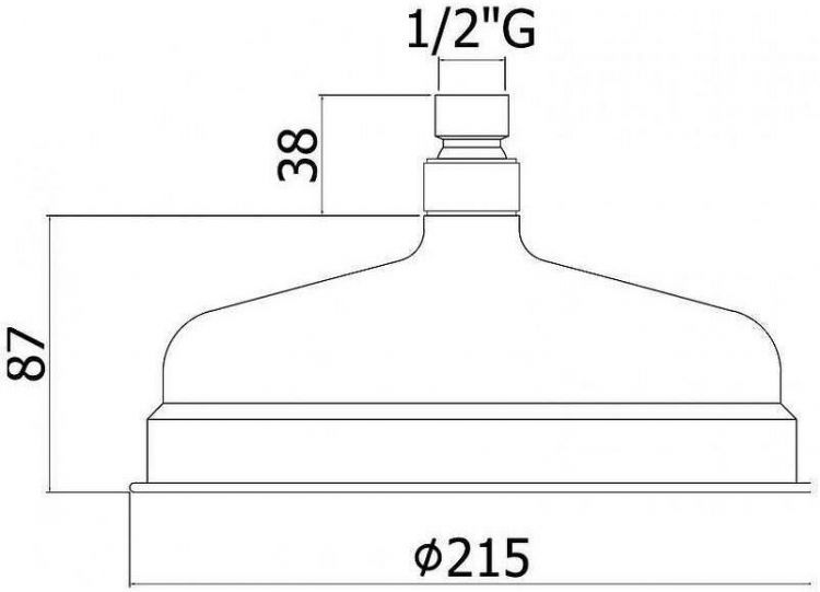 Верхний душ Paffoni Belinda ZSOF046CR + ZSOF034CR цвет Хром