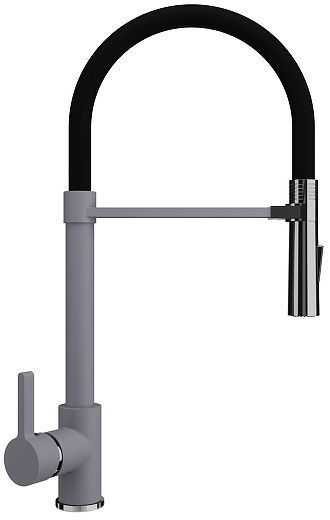 Смеситель для кухни Ulgran Quartz UQ-024-05 цвет Бетон Смеситель для кухни Ulgran Quartz UQ-024-05 цвет Бетон