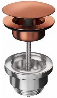 Донный клапан Kerama Marazzi 24686KM.59.067 click-clack Брашированная медь