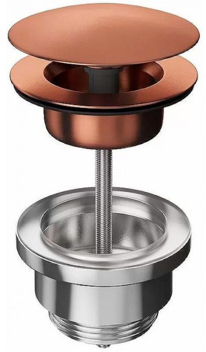 Донный клапан Kerama Marazzi 24686KM.59.067 click-clack Брашированная медь