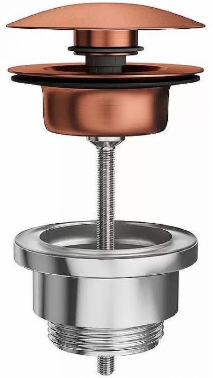 Донный клапан Kerama Marazzi 24686KM.59.067 click-clack Брашированная медь