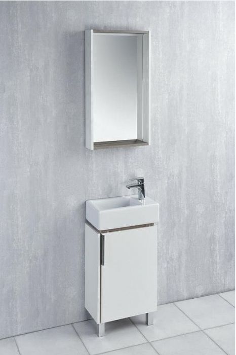 Зеркало Aquaton Бэлла 46 1A221702BBAZ0 с подсветкой Белое Джарра