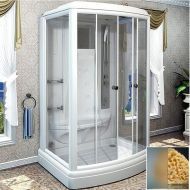 Душевая кабина Radomir Диана 3 140x108 1-05-1-0-0-0661 с баней профиль Белый стекло матовое