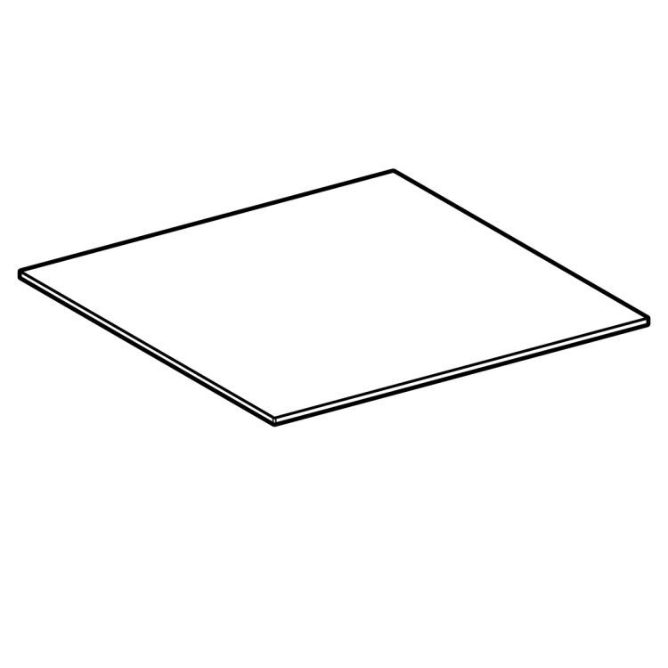 Стеклянная полка Geberit Xeno? для шкафчика 45х0.8х45 [500.523.00.1]