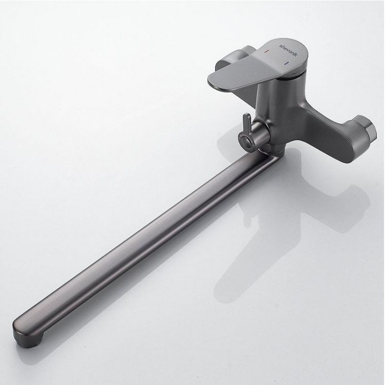 Смеситель для ванны Shevanik S6222T универсальный цвет Оружейная сталь Смеситель для ванны Shevanik S6222T универсальный цвет Оружейная сталь