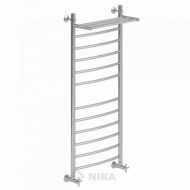 Полотенцесушитель Ника ЛД (г) ВП-120/60/66 с полочкой водяной