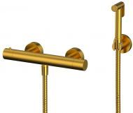 Гигиенический душ со смесителем Whitecross Y brushed gold SYSYBI3GLB с термостатом цвет Золото брашированное
