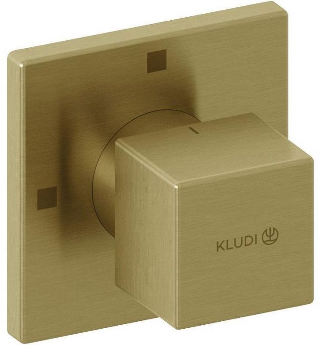 Переключатель потоков Kludi Decus 54846N075 Золото брашированное