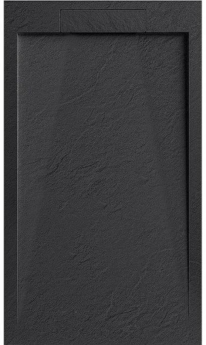 Душевой поддон из искусственного камня Esbano Luxe ESP-LX108B 100x80 ESPLX 108B Черный матовый