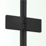 Душевой уголок New Trendy New Soleo Black 80х100 L D-0234A/D-0116B профиль Черный стекло прозрачное