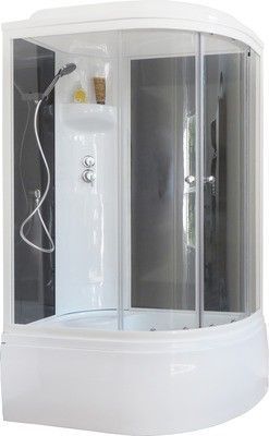 Душевая кабина Royal Bath RB 8120BK6-BT-CH (черное/прозрачное) левая