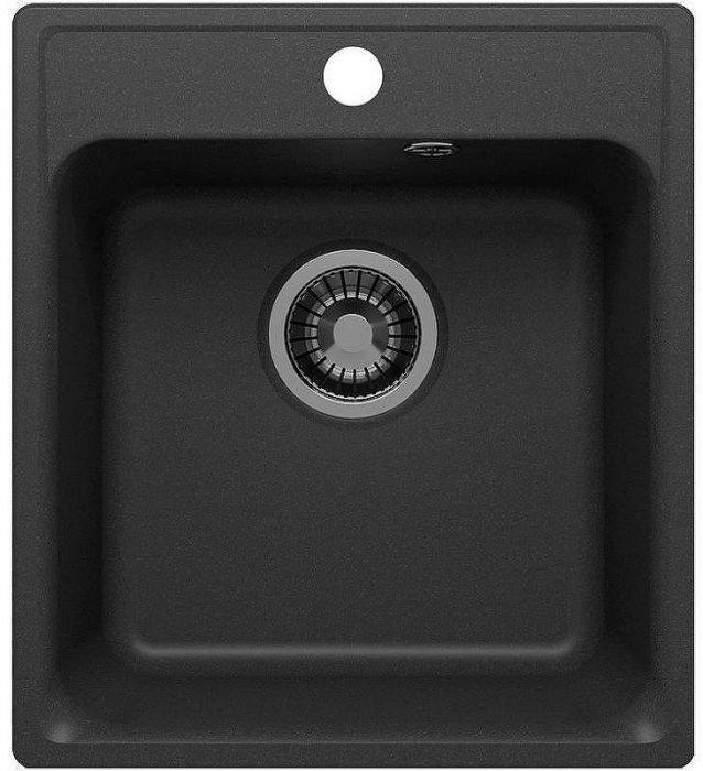 Кухонная мойка Reflexion Quadra 43 RF0243BL Черная