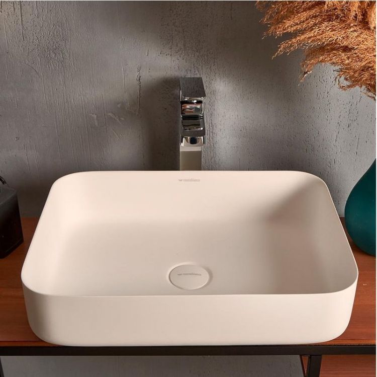 Раковина-чаша Montebianco Loreto lungo 49,5 12017 цвет Белый матовый