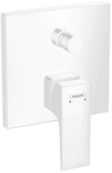Hansgrohe Metropol Встраиваемый смеситель для ванны с переключателем, внешняя часть, цвет: белый матовый