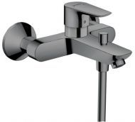 Hansgrohe Talis E Смеситель для ванны настенный, излив 194мм, цвет: шлифованный черный хром