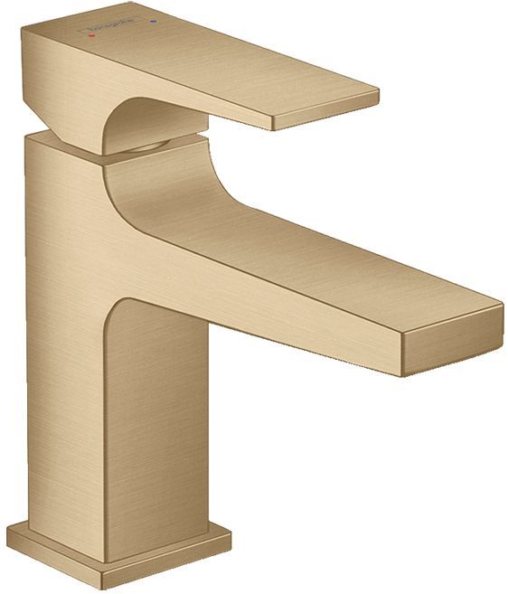 Hansgrohe Metropol Смеситель для раковины, на 1 отв, с донным клапаном, излив: 12.7см, цвет: шлифованная бронза