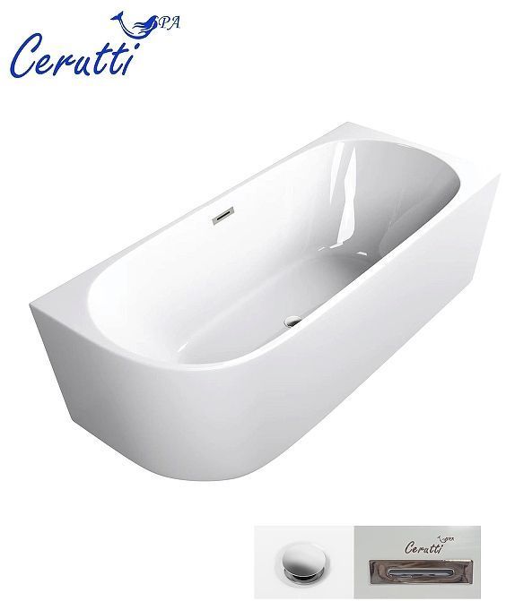 Акриловая ванна Ceruttispa Ami 170x75 R СT10091 без гидромассажа Акриловая ванна Ceruttispa Ami 170x75 R СT10091 без гидромассажа