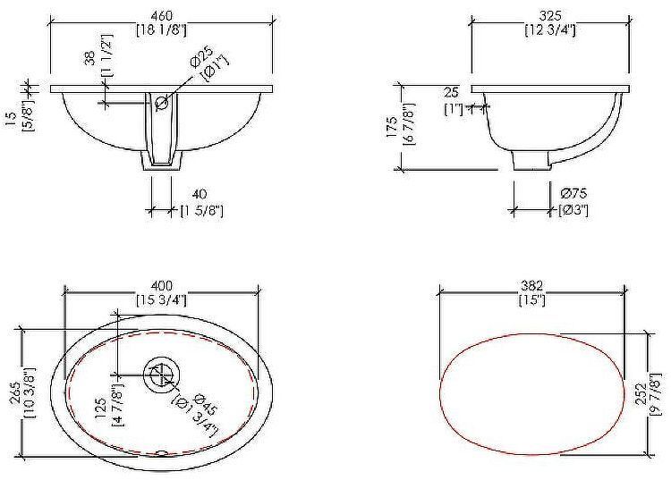 Раковина Devon&Devon White 46 RALILY460 Белая