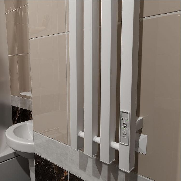 Электрический полотенцесушитель Altasan АргоЛюксПроф 120х21 АргоЛюксПроф12021БМ Белый матовый