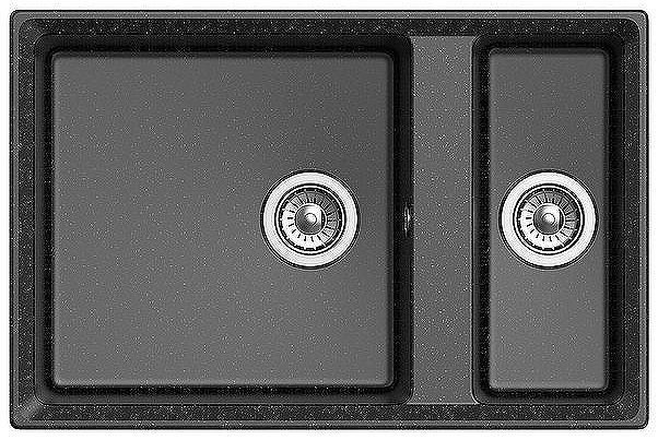 Кухонная мойка GranFest Level GF-LV-760K Черная