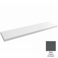 Столешница для раковины Jacob Delafon Parallel 200 см EB52-2000-N14, серый антрацит