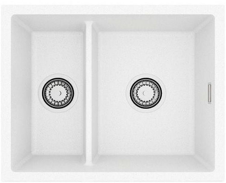 Кухонная мойка Alveus Granital Omni 50 Arctic G11 550x450x198 1150065 Белая Кухонная мойка Alveus Granital Omni 50 Arctic G11 550x450x198 1150065 Белая