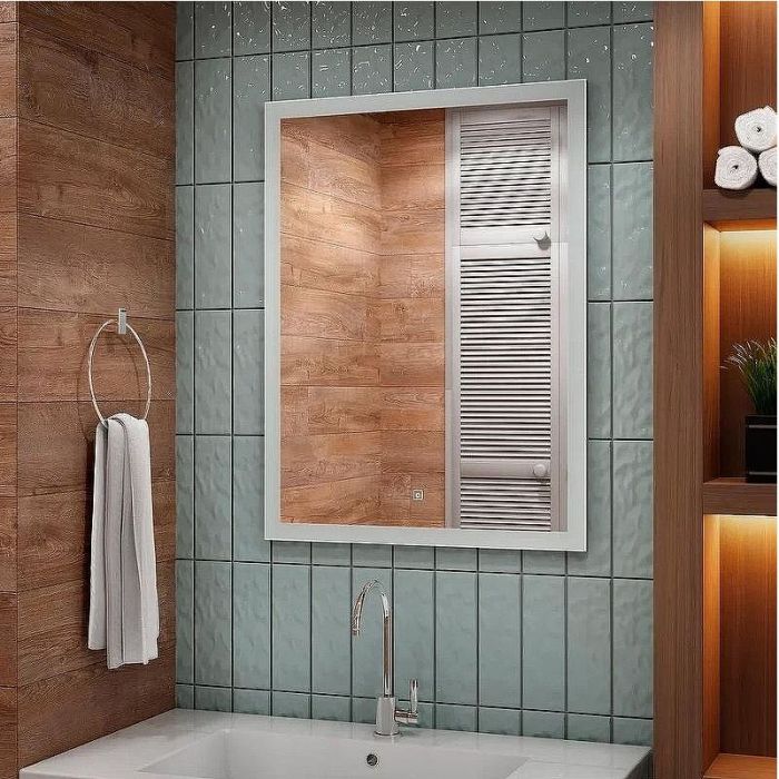 Зеркало Континент Sevilla 700х900 ЗЛП2239 с подсветкой с сенсорным выключателем