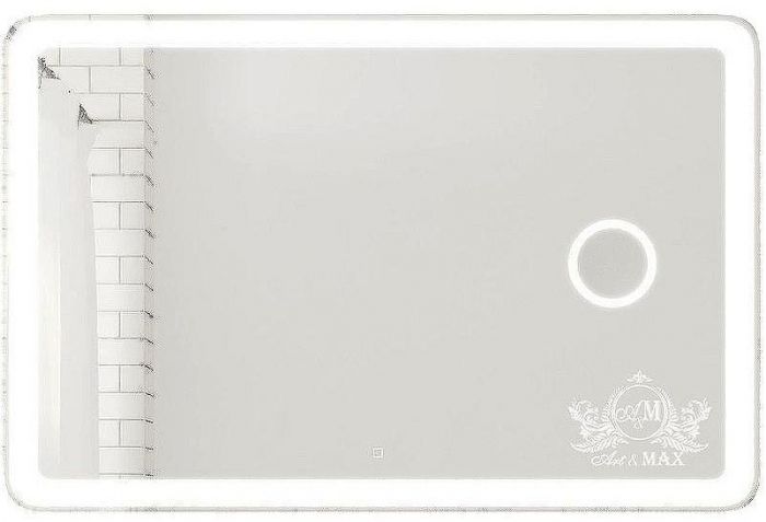 Зеркало Art&Max Latina AM-Lat-1200-800-DS-F-X3 с подсветкой с сенсорным выключателем