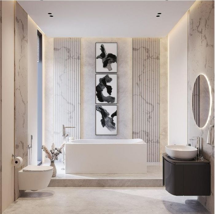 Акриловая ванна Corpa Nera Santi 160x75 CN05057WH без гидромассажа