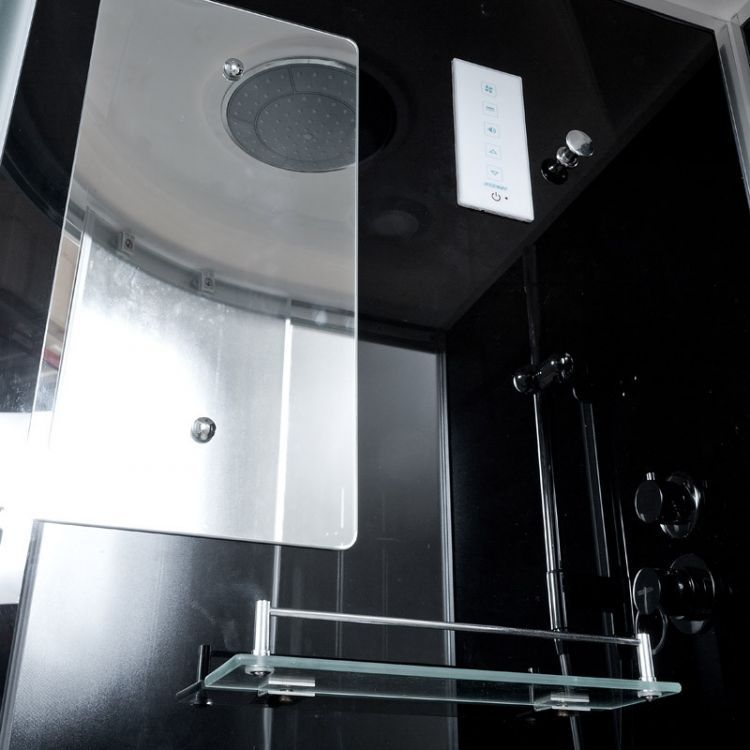 Душевая кабина Deto B01S+ эл. BLACK 100x100x220