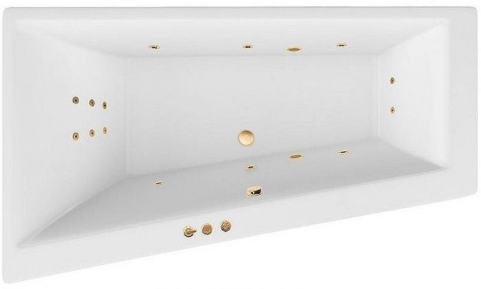 Акриловая ванна Excellent Sfera 170x100 L WAEX.SFL17.SMART.GL с гидромассажем