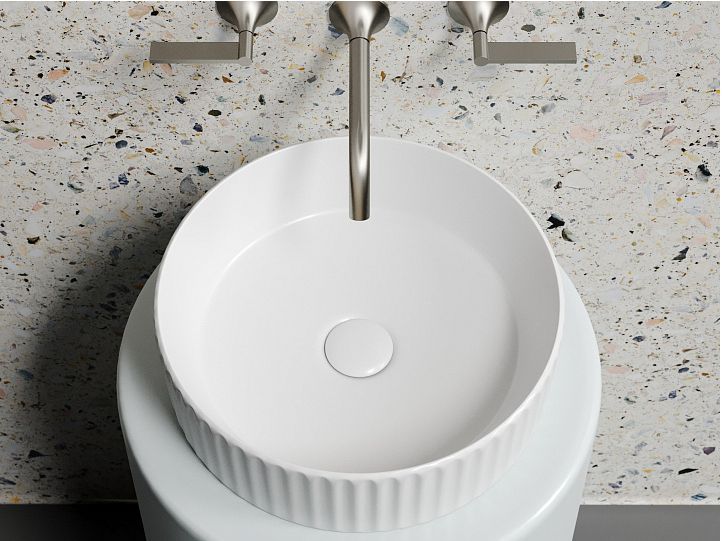 Умывальник CERAMICANOVA Element чаша накладная круглая (цвет Белый Матовый) CN6057MW Умывальник CERAMICANOVA Element чаша накладная круглая (цвет Белый Матовый) CN6057MW