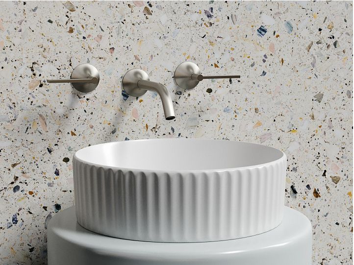 Умывальник CERAMICANOVA Element чаша накладная круглая (цвет Белый Матовый) CN6057MW Умывальник CERAMICANOVA Element чаша накладная круглая (цвет Белый Матовый) CN6057MW