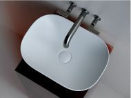 Умывальник CERAMICANOVA Element чаша накладная прямоугольная (цвет Белый Матовый) CN6009MW