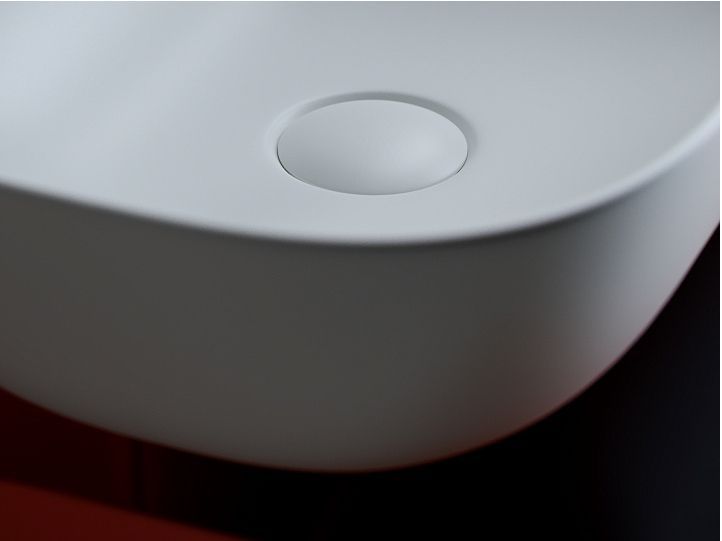 Умывальник CERAMICANOVA Element чаша накладная прямоугольная (цвет Белый Матовый) CN6009MW