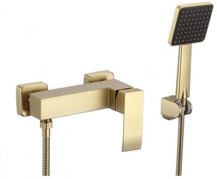 Смеситель для душа Fmark FS8603C цвет Золото матовое Смеситель для душа Fmark FS8603C цвет Золото матовое