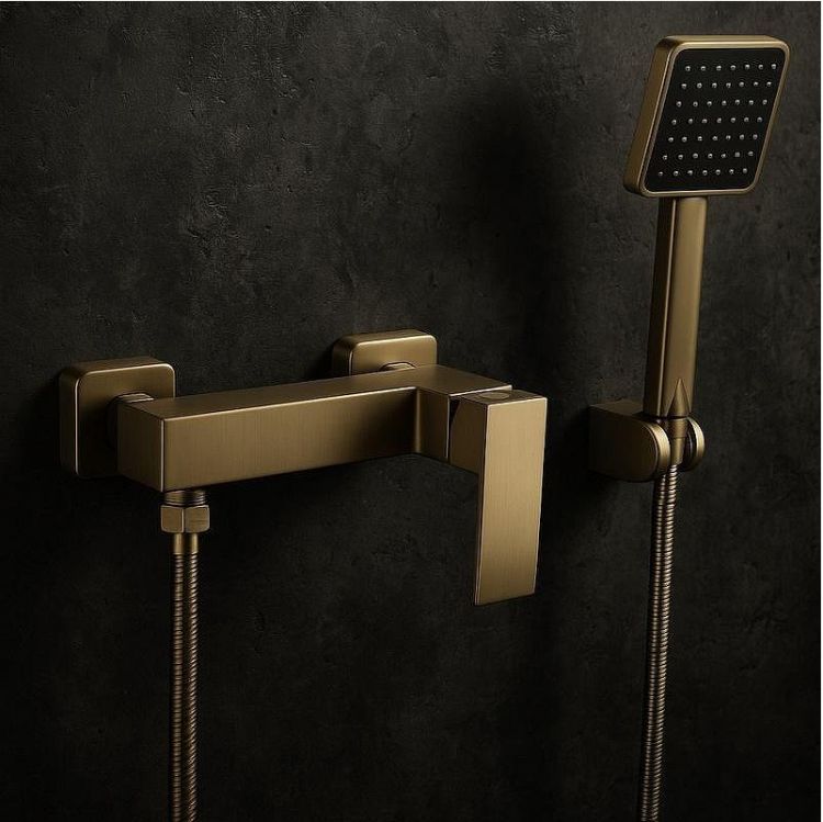 Смеситель для душа Fmark FS8603C цвет Золото матовое Смеситель для душа Fmark FS8603C цвет Золото матовое