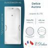 Чугунная ванна Delice Aurora 150х70 DLR230603R-AS с отверстиями под ручки с антискользящим покрытием