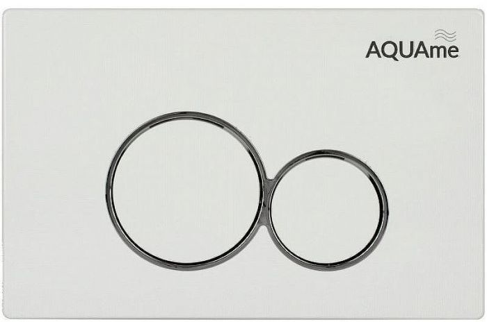 Клавиша смыва AQUAme AQM4101W Белая
