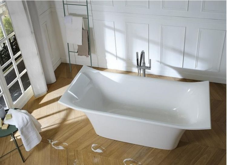 Ванна из искусственного камня Jacob Delafon Grands Boulevards 180x80 E6D156-0 без гидромассажа