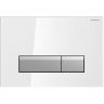 Клавиша смыва Geberit Sigma 40 115.600.SI.1 Белый/алюминий Клавиша смыва Geberit Sigma 40 115.600.SI.1 Белый/алюминий