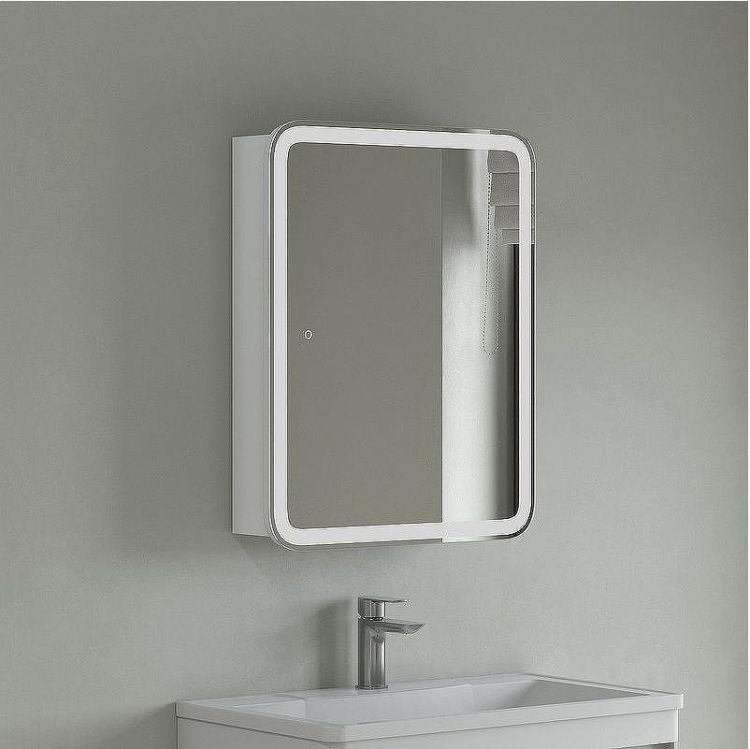 Зеркальный шкаф Corozo Алабама 50/С SD-00001389 с подсветкой Белый