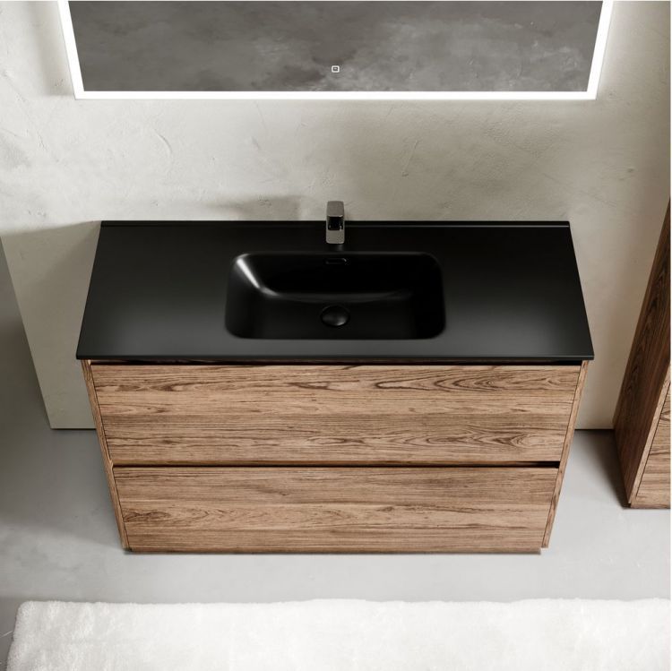 Тумба напольная под раковину SANCOS Libra Floor, дуб чарльстон 1190х450х840 мм, LB120F-1ECH