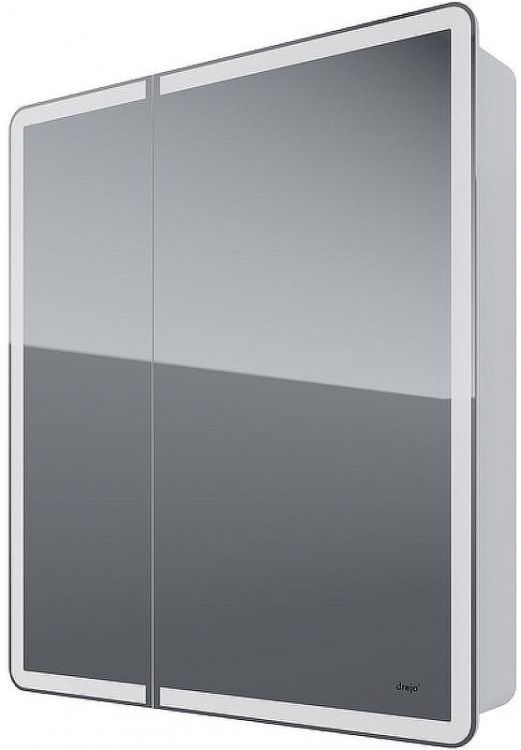 Зеркальный шкаф Dreja Point 70 99.9033 с подсветкой Белый с инфракрасным выключателем