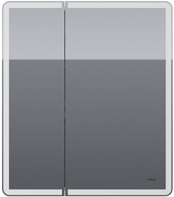Зеркальный шкаф Dreja Point 70 99.9033 с подсветкой Белый с инфракрасным выключателем