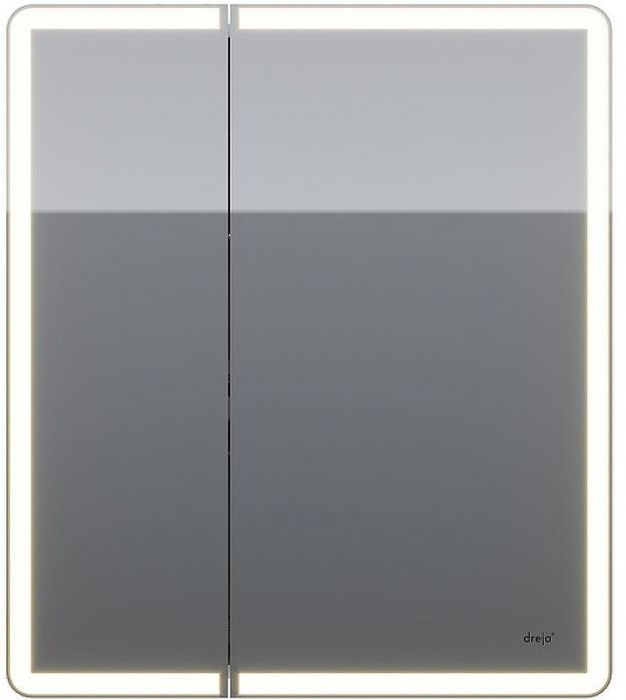 Зеркальный шкаф Dreja Point 70 99.9033 с подсветкой Белый с инфракрасным выключателем