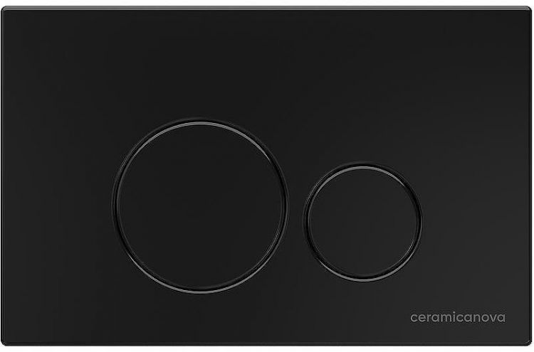 Инсталляция Ceramicanova Envision CN1001B для унитаза с Черной матовой клавишей смыва